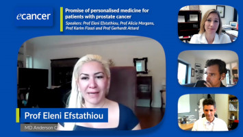 Promise of personalised medicine for patients with prostate cancer ( Prof Eleni Efstathiou, Prof Alicia Morgans, Prof Karim Fizazi and Prof Gerhardt Attard )