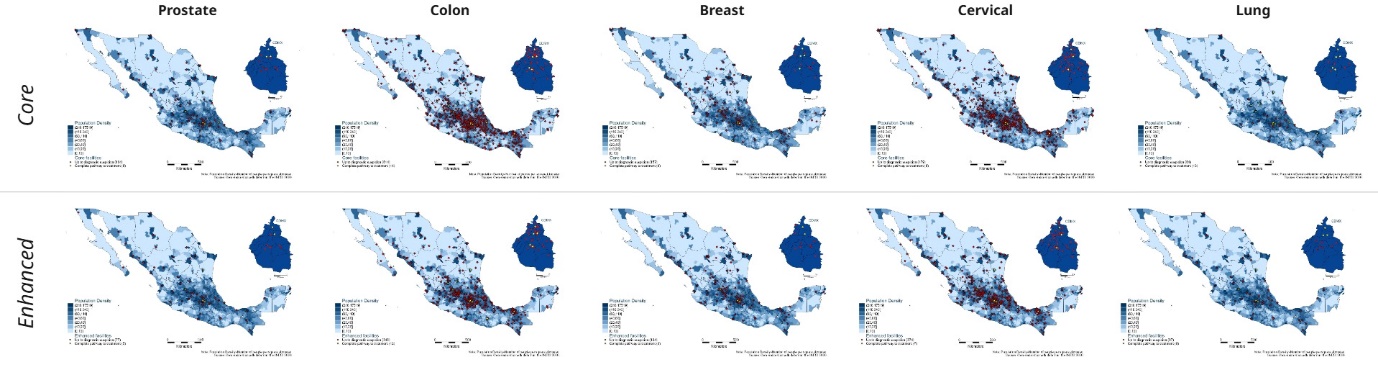 A group of blue maps AI-generated content may be incorrect.